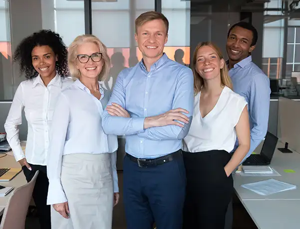 Group of Business people smiling