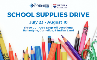 The Premier Team School Supply Drive for Charlotte Area Schools
